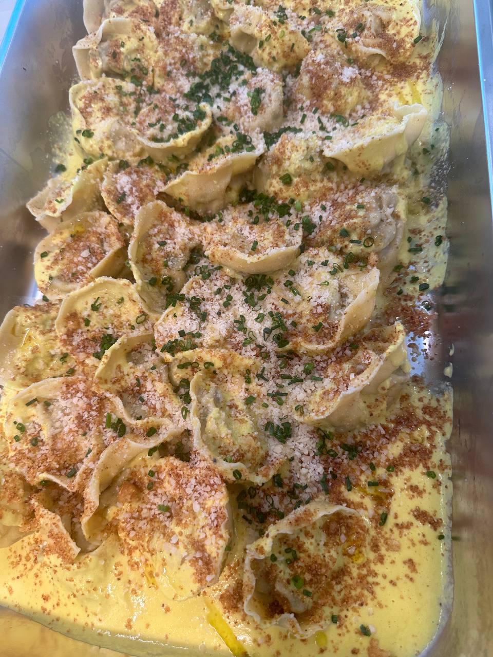 Seasonal pasta gratin